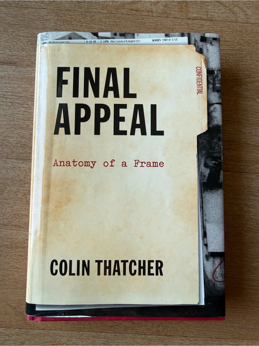 📚3 for $12📚 Final Appeal by Colin Thatcher - Cream & Black Cover